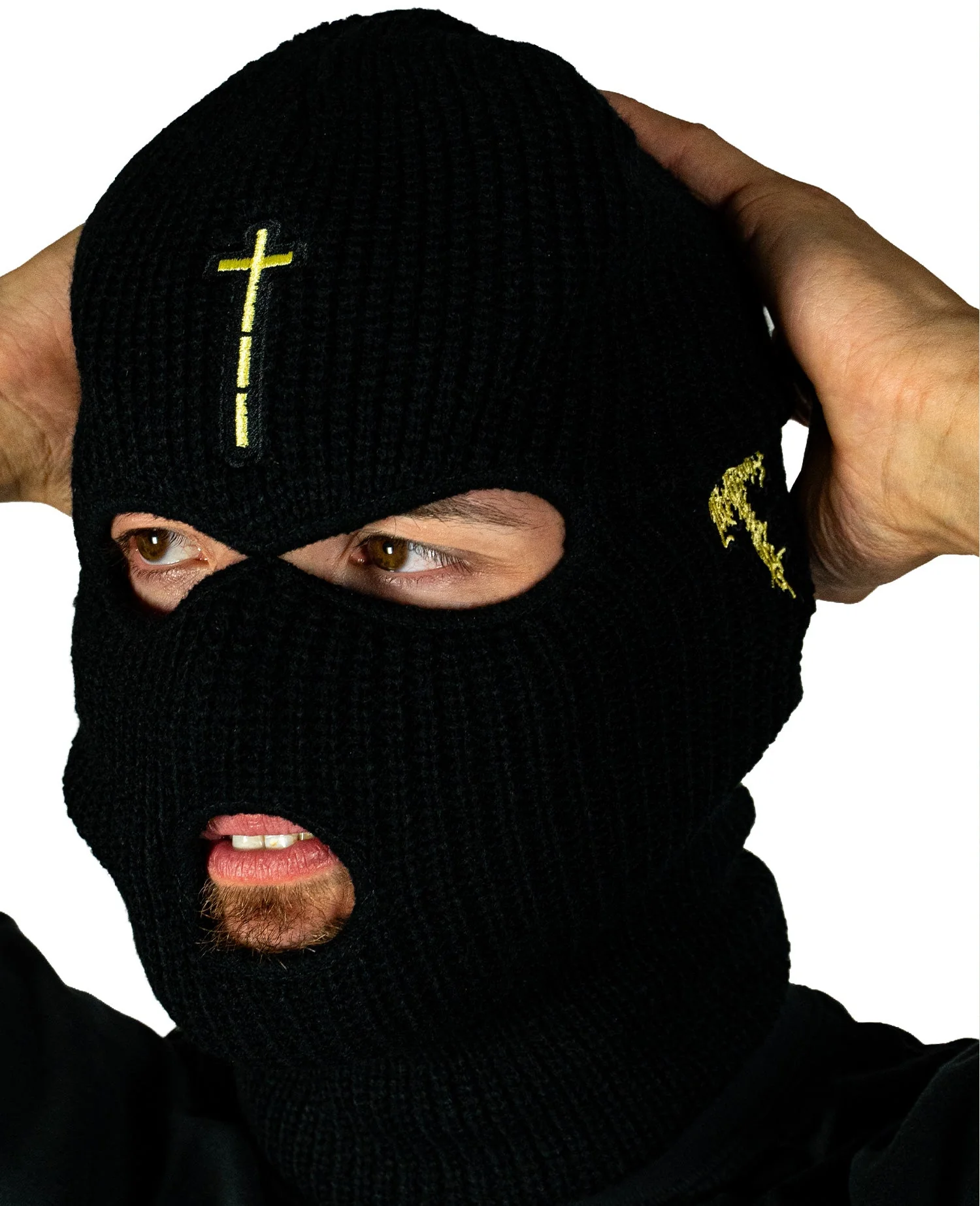 Cross - Black Ski Mask - Image 3