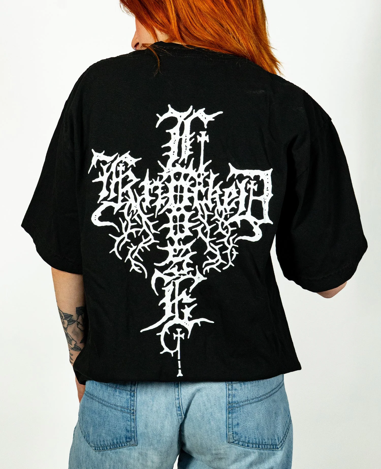Hate Yourself - Black T-Shirt - Image 4
