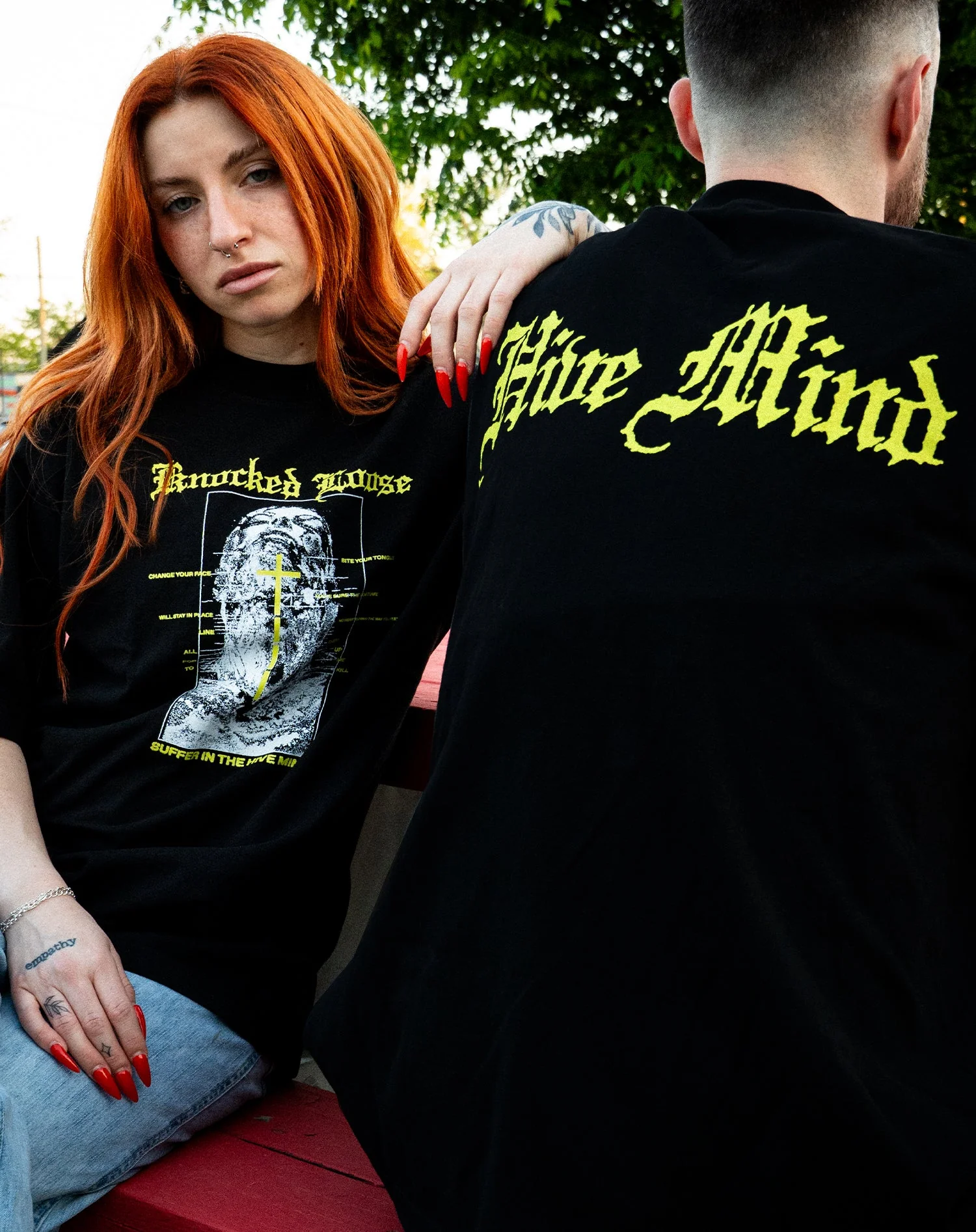 Hive Mind - Black T-Shirt - Image 4