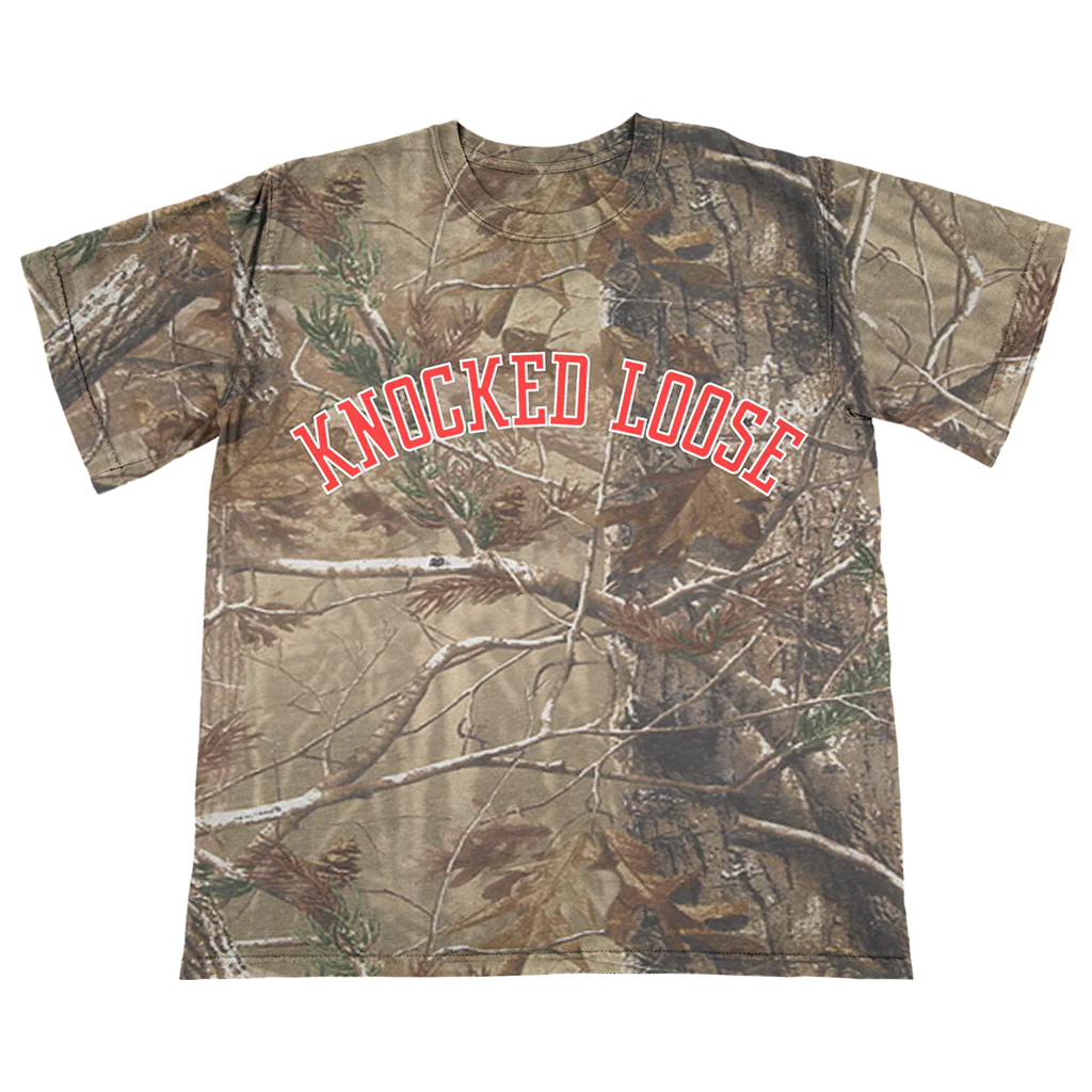 KNOCKED LOOSE VARSITY ARCH CAMO TEE - Image 2